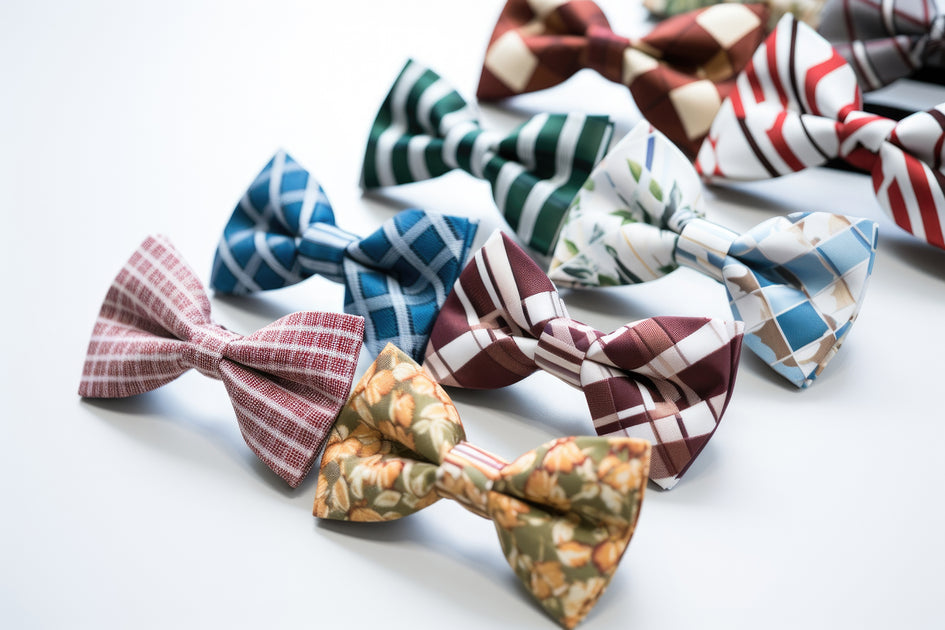 Festive Christmas Bow Tie – Red & Green Check Cotton, Ready‑Tied & Adjustable, Handmade In UK