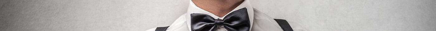 Wear grey bow ties by Paul Malone