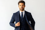 Navy Suits by Paul Malone