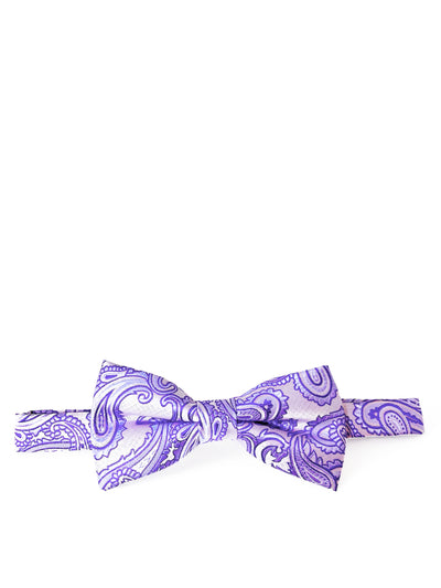 Classic Violet Paisley Bow Tie Paul Malone Bow Ties - Paul Malone.com