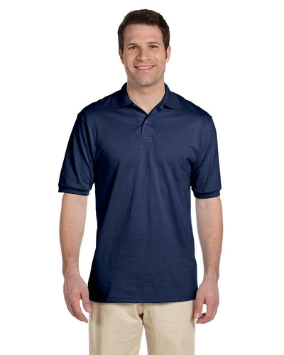 Solid Navy Men's Jersey Polo Paul Malone Polo - Paul Malone.com