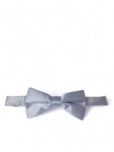 Solid Dark Silver Pre-Tied Bow Tie Brand Q Bow Ties - Paul Malone.com