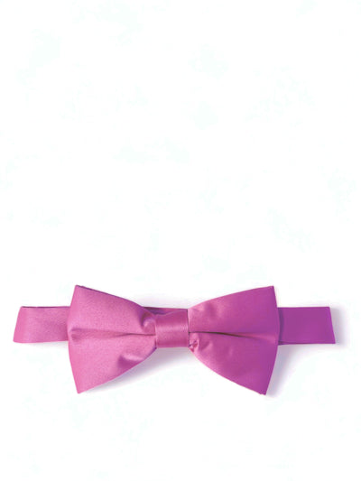 Solid Pink Pre-Tied Bow Tie Brand Q Bow Ties - Paul Malone.com