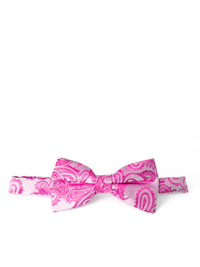 Hot Pink Paisley Bow Tie Brand Q Bow Ties - Paul Malone.com