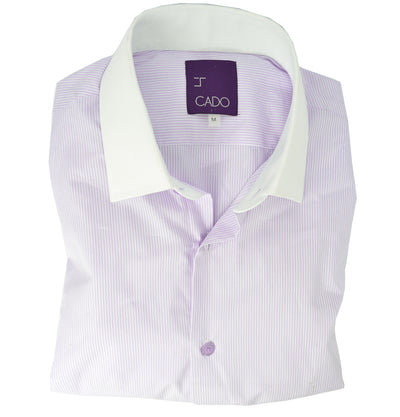 Lilac French Cuff Men's Dress Shirt by Cado Cado Shirts - Paul Malone.com