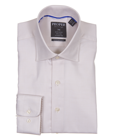 Tan Contemporary Fit Cotton Shirt Proper Shirtings Shirts - Paul Malone.com