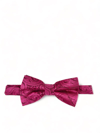Classic Formal Hot Pink Paisley Bow Tie Vittorio Farina Bow Ties - Paul Malone.com