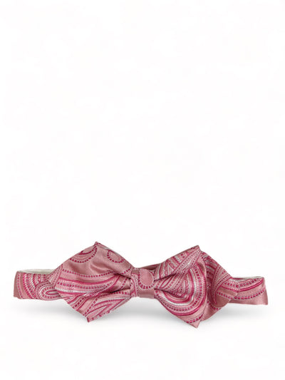 Pink Paisley Silk Bow Tie by Paul Malone Paul Malone Bow Ties - Paul Malone.com