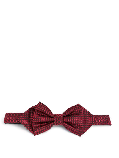 True Red Checked Silk Bow Tie by Paul Malone Paul Malone Bow Ties - Paul Malone.com