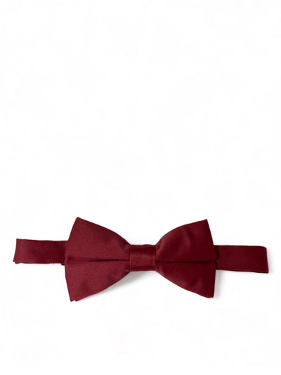 Classic Solid Burgundy Bow Tie Paul Malone Bow Ties - Paul Malone.com
