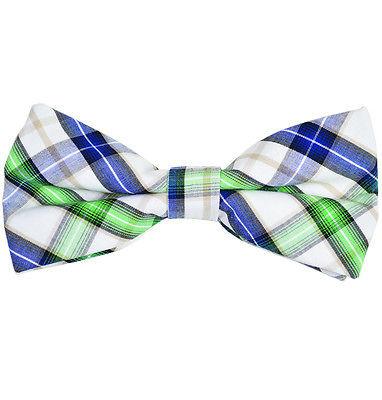 Plaid Cotton Bow Tie by Paul Malone Paul Malone Bow Ties - Paul Malone.com