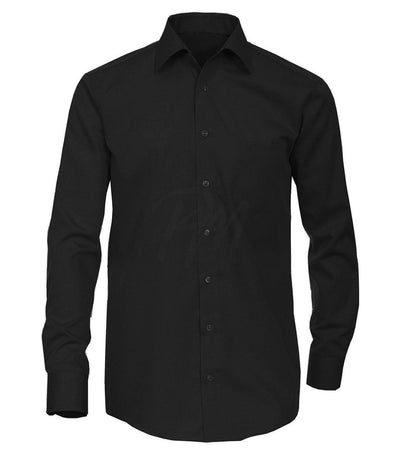 Classic Black Boys Dress Shirt Gioberti Shirts - Paul Malone.com