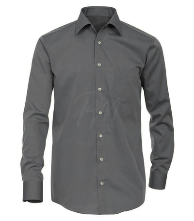 Classic Dark Gray Boys Dress Shirt Gioberti Shirts - Paul Malone.com