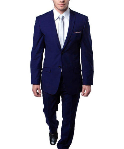 Ultra Slim dark Navy Men's Suit Tazio Suits - Paul Malone.com