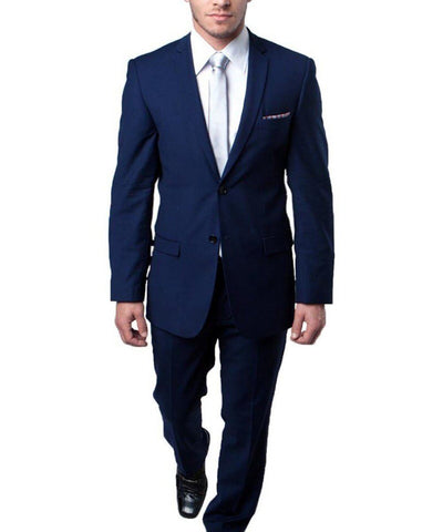 Ultra Slim Navy Blue Men's Suit Tazio Suits - Paul Malone.com