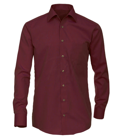 Burgundy Slim Fit Men's Shirt PaulMalone.com Shirts - Paul Malone.com