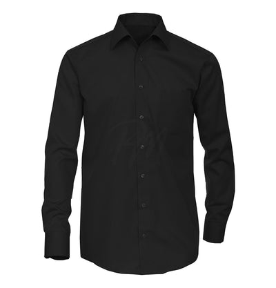 Black Slim Fit Men's Shirt PaulMalone.com Shirts - Paul Malone.com