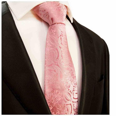 Pink Paisley Silk Necktie by Paul Malone Paul Malone Ties - Paul Malone.com