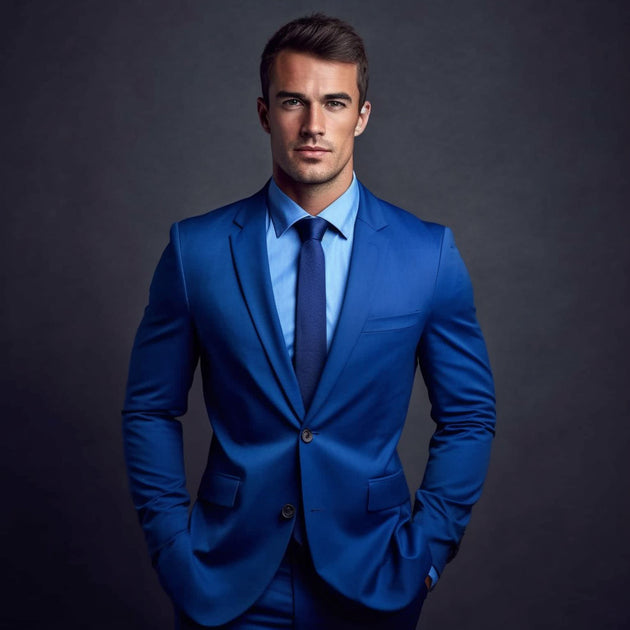 Mastering Elegance: How to Accessorize Your Blue Suit with Paul Malone ...