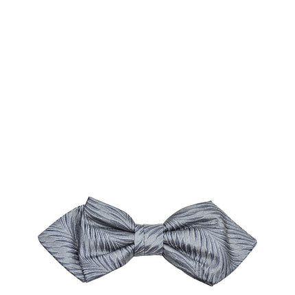 Silver-Grey Silk Bow Tie by Paul Malone Paul Malone Bow Ties - Paul Malone.com