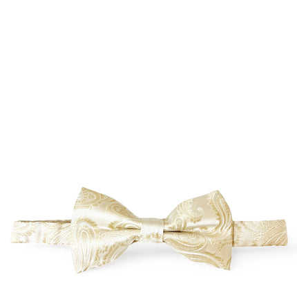 Classic Champagne Paisley Bow Tie Brand Q Bow Ties - Paul Malone.com