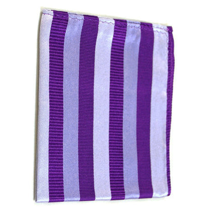 Paul Malone Violet Striped Silk Pocket Square Paul Malone Pocket Square - Paul Malone.com