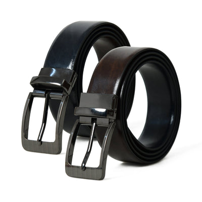 Duo of Distinction Men's Leather Belt Set Classy Leather Bags Leather Belts - Paul Malone.com