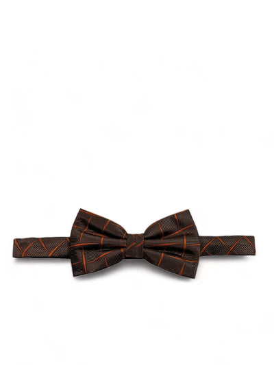 Rust Brown Silk Bow Tie and Pocket Square Set Paul Malone Bow Ties - Paul Malone.com