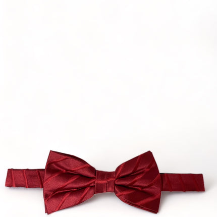 Solid Red Silk Bow Tie and Pocket Square Paul Malone Bow Ties - Paul Malone.com