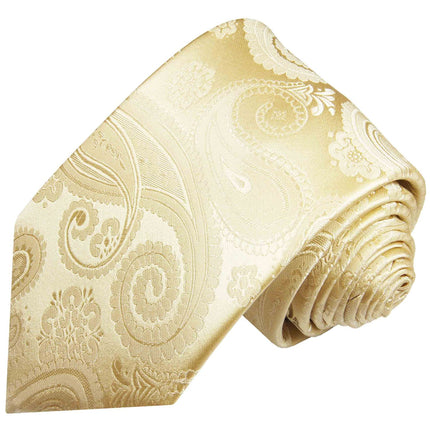 Champagne Paisley Wedding Silk Tie Set (Copy) Paul Malone Ties - Paul Malone.com