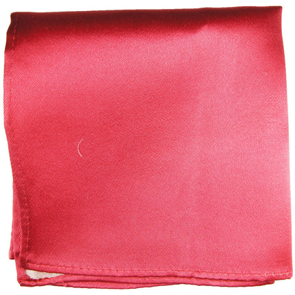 Solid Hot Pink Silk Pocket Square Paul Malone Pocket Square - Paul Malone.com