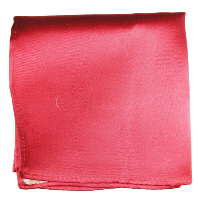 Solid Hot Pink Silk Pocket Square Paul Malone Pocket Square - Paul Malone.com