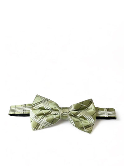 Green Plaid Silk Bow Tie Paul Malone Bow Ties - Paul Malone.com