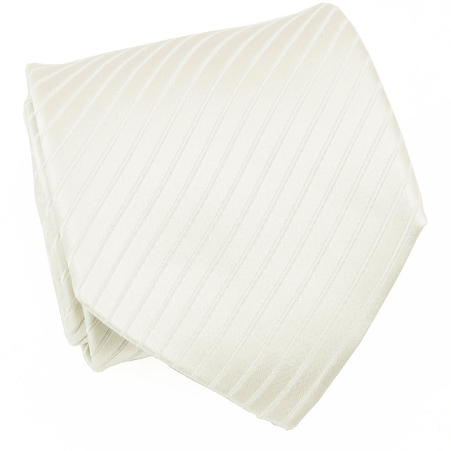 White Silk Necktie Set by Paul Malone Paul Malone Ties - Paul Malone.com