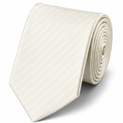 White Silk Necktie Set by Paul Malone Paul Malone Ties - Paul Malone.com