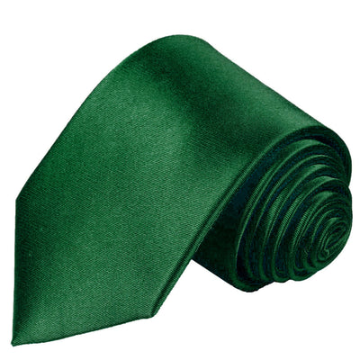 Solid Forest Green Silk Tie Set by Paul Malone Paul Malone Ties - Paul Malone.com