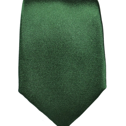 Solid Forest Green Silk Tie Set by Paul Malone Paul Malone Ties - Paul Malone.com