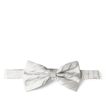 Solid White Silk Bow Tie Paul Malone Bow Ties - Paul Malone.com