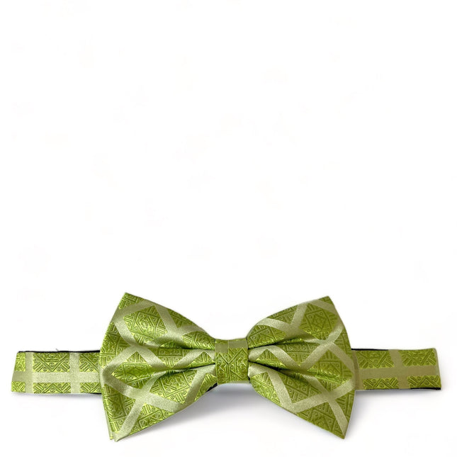 Lime Green Silk Bow Tie Paul Malone Bow Ties - Paul Malone.com