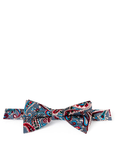 Paisley Cotton Bow Tie by Paul Malone Paul Malone Bow Ties - Paul Malone.com