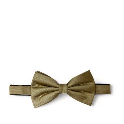 Solid Tan Silk Bow Tie Paul Malone Bow Ties - Paul Malone.com