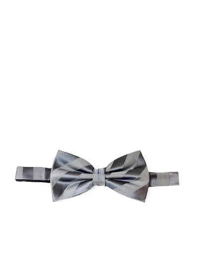 Solid Grey Silk Bow Tie Paul Malone Bow Ties - Paul Malone.com