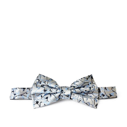Blue Vines Silk Bow Tie Paul Malone Bow Ties - Paul Malone.com