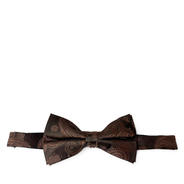 Brown Paisley Silk Bow Tie Paul Malone Bow Ties - Paul Malone.com