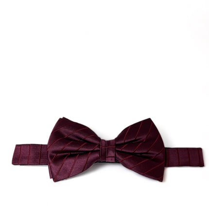 Solid Burgundy Silk Bow Tie Paul Malone Bow Ties - Paul Malone.com