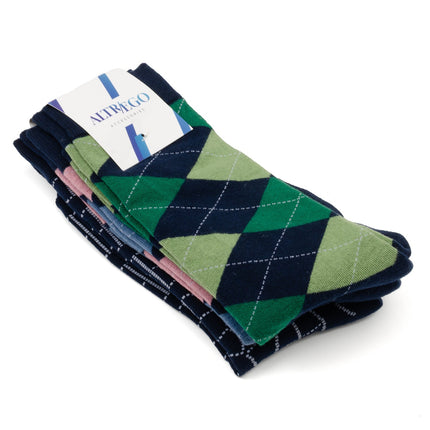 Argyle Hidden Message Sock Set Ox and Bull Trading Co. Socks - Paul Malone.com