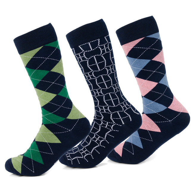 Argyle Hidden Message Sock Set Ox and Bull Trading Co. Socks - Paul Malone.com