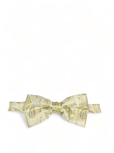 Steven Land Champagne Floral Bow Tie Set Steven Land Bow Ties - Paul Malone.com