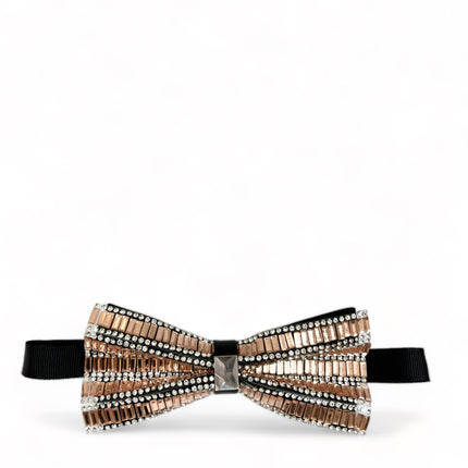 Rose Gold Jeweled Bow Tie Paul Malone Bow Ties - Paul Malone.com