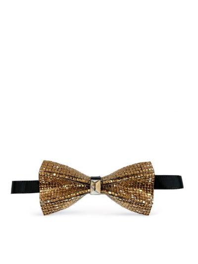 Formal Gold Crystal Bow Tie Paul Malone Bow Ties - Paul Malone.com